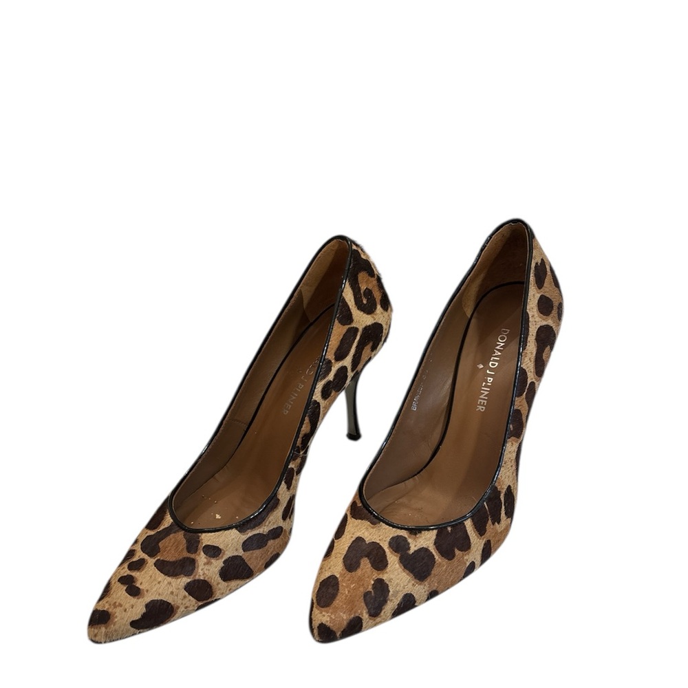 Donald J. Pliner Animal Print Pony Hair Heels